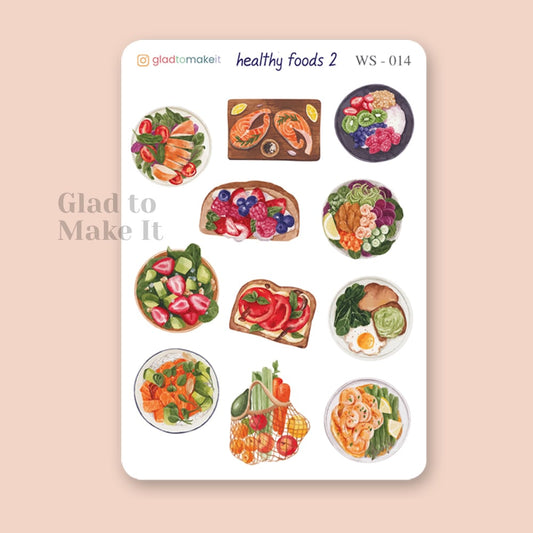 planner journal sticker healthy foods 2